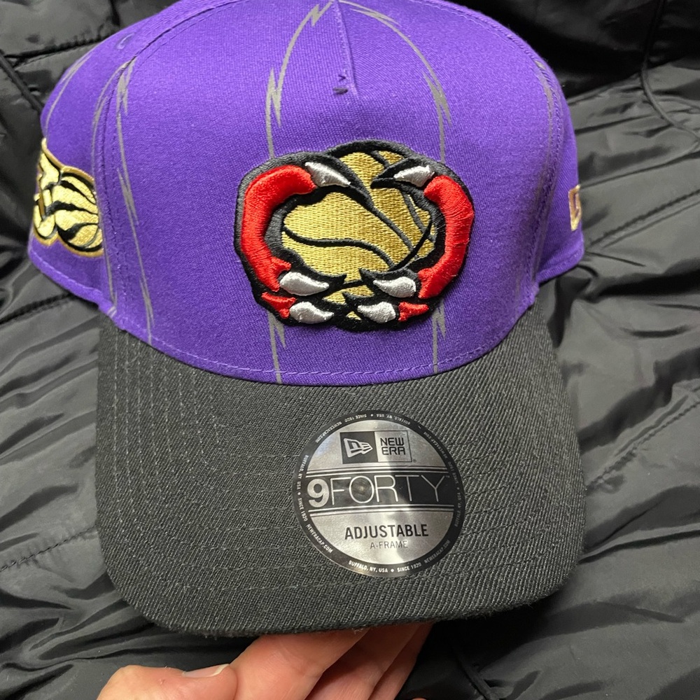 Raptors New Era Purple and Green Snapback